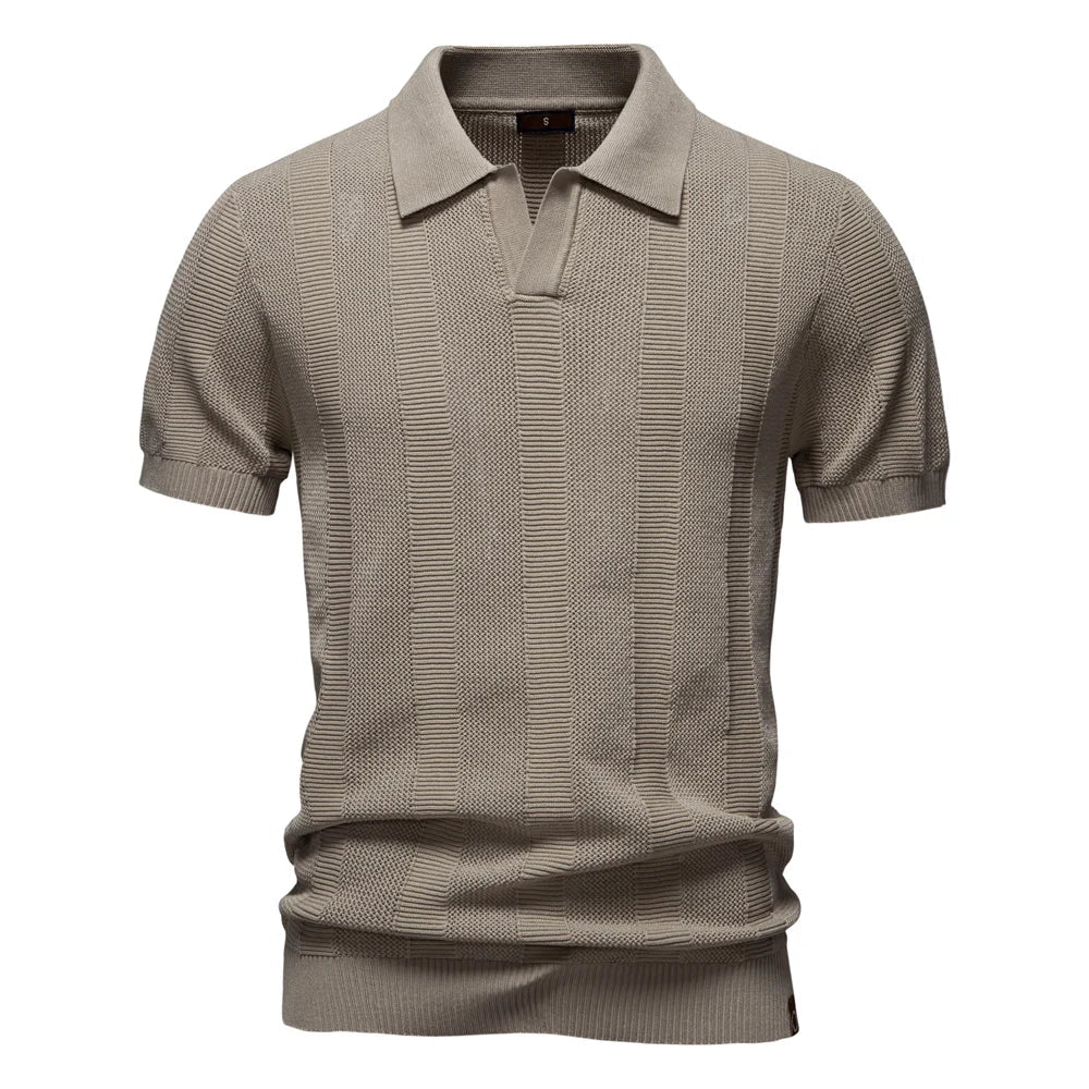 Morae-Amsterdam® | Stijlvol Gestreepte Polo