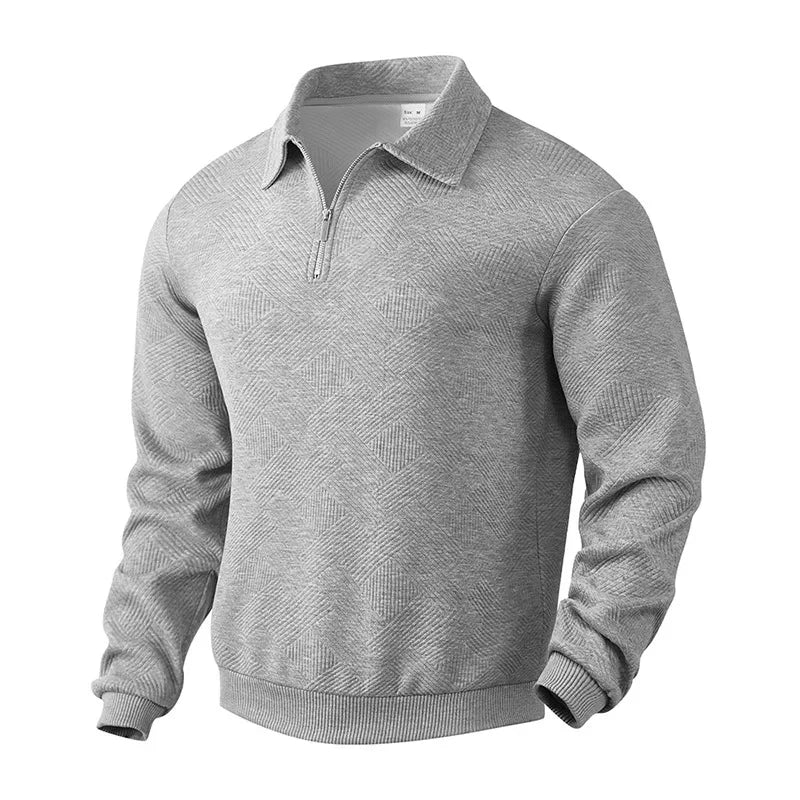 Morae-Amsterdam® | Heren Polo Shirt Met Visgraatpatroon