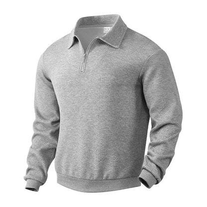 Morae-Amsterdam® | Heren Polo Shirt Met Visgraatpatroon