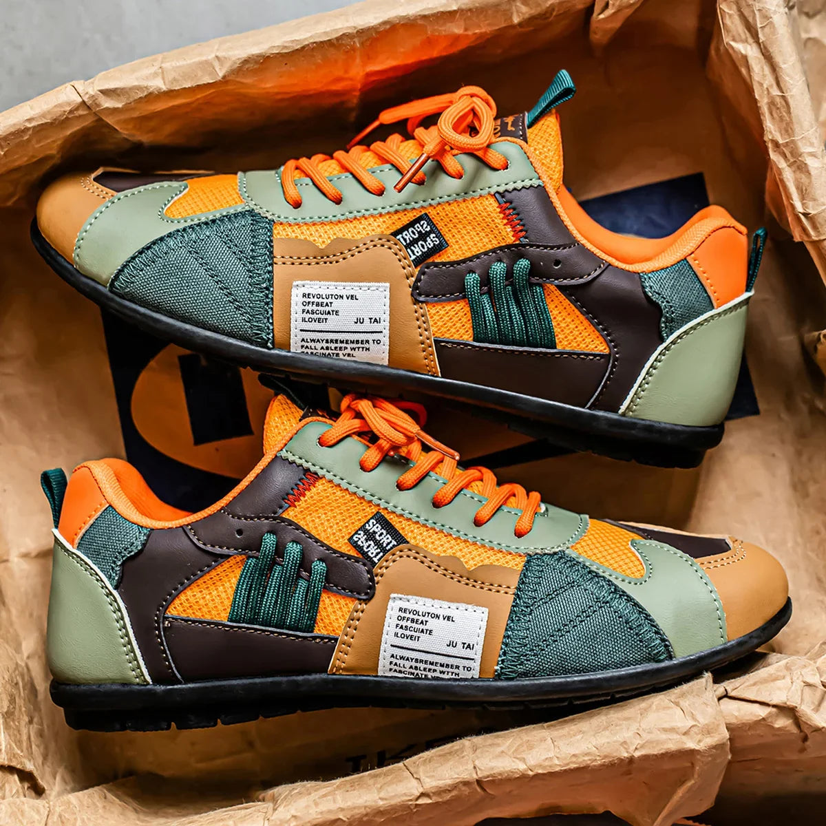 Morae-Amsterdam® | Kleurrijke Retro Sneakers