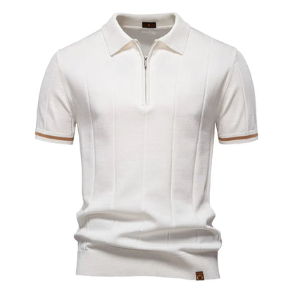 Morae-Amsterdam® | Heren Polo Shirt Met Rits