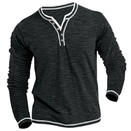 Morae-Amsterdam® | Ademend V-Hals Shirt Met Lange Mouwen
