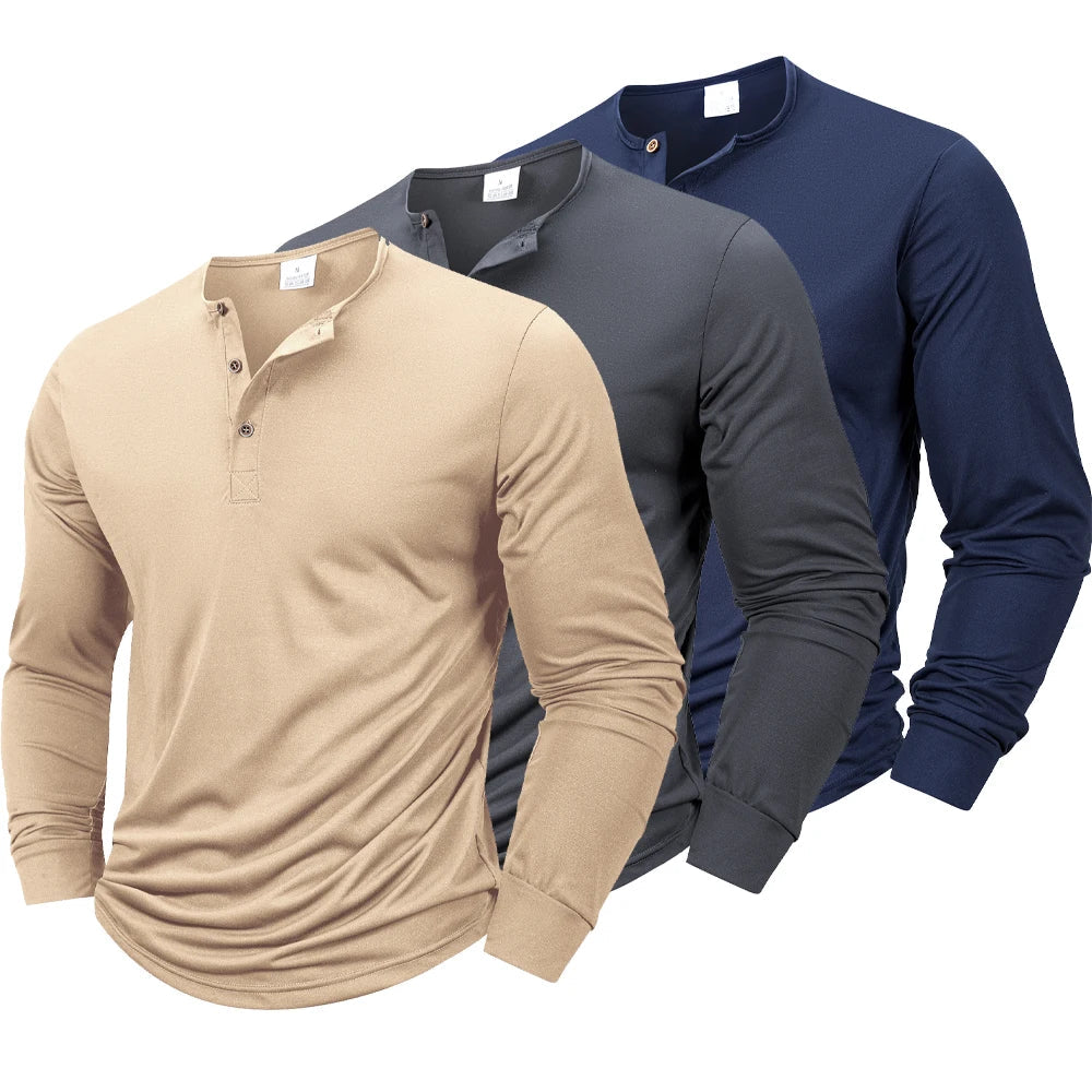Morae-Amsterdam® | Stijlvol T-Shirt Met Knoophals