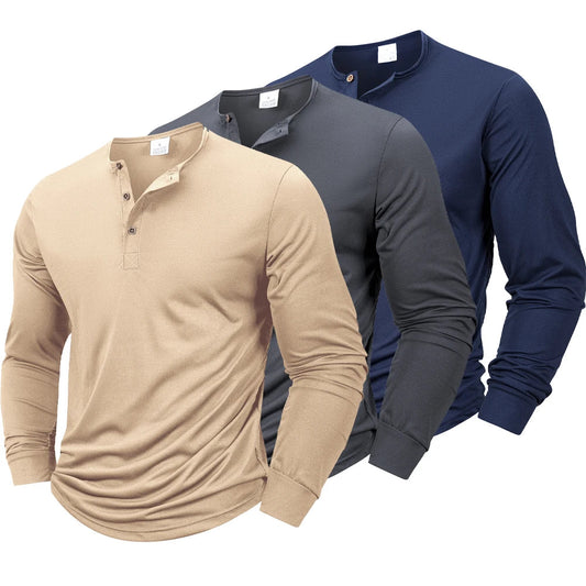Morae-Amsterdam® | Stijlvol T-Shirt Met Knoophals