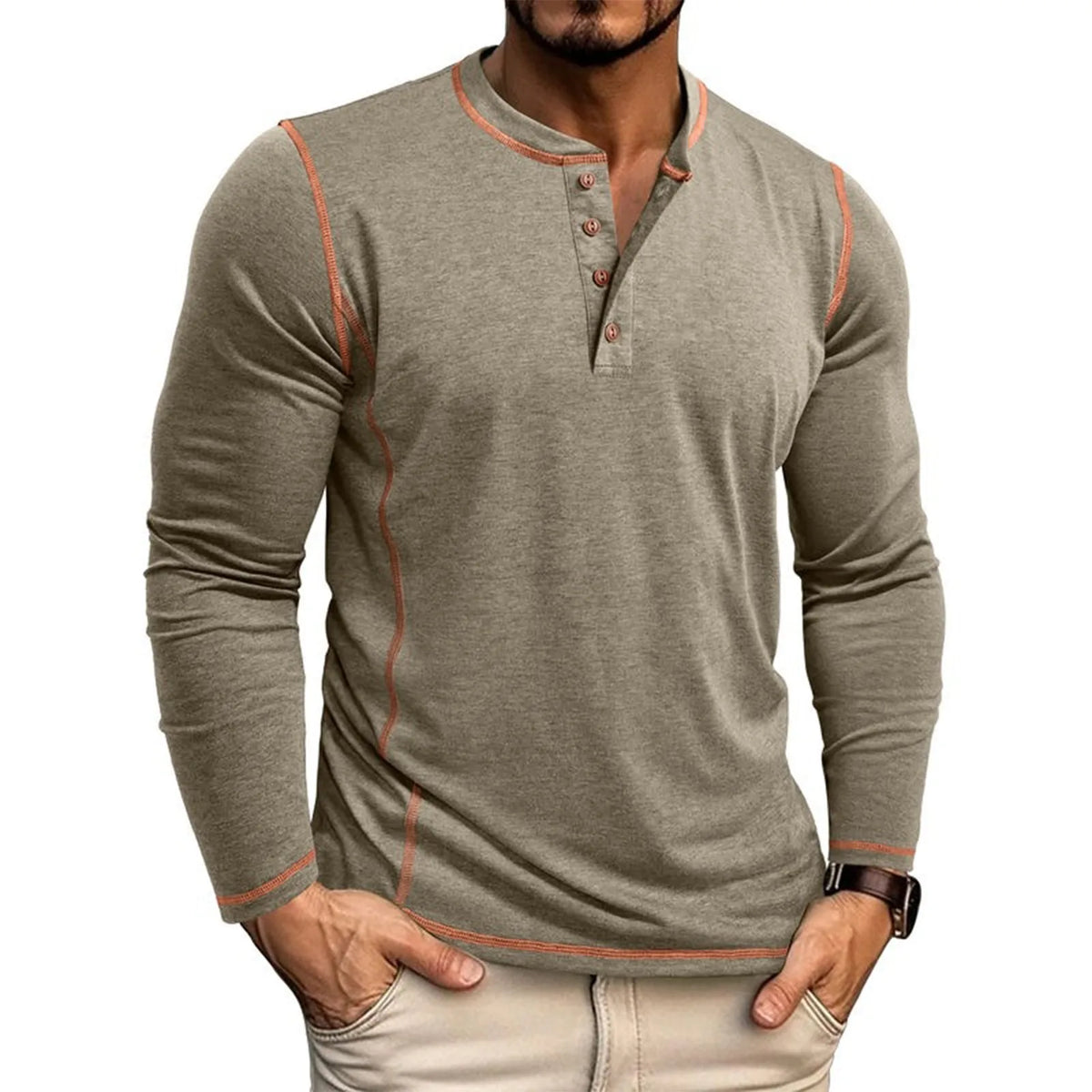 Morae-Amsterdam® | Stijlvolle Heren Longsleeve