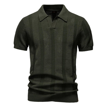 Morae-Amsterdam® | Stijlvol Gestreepte Polo