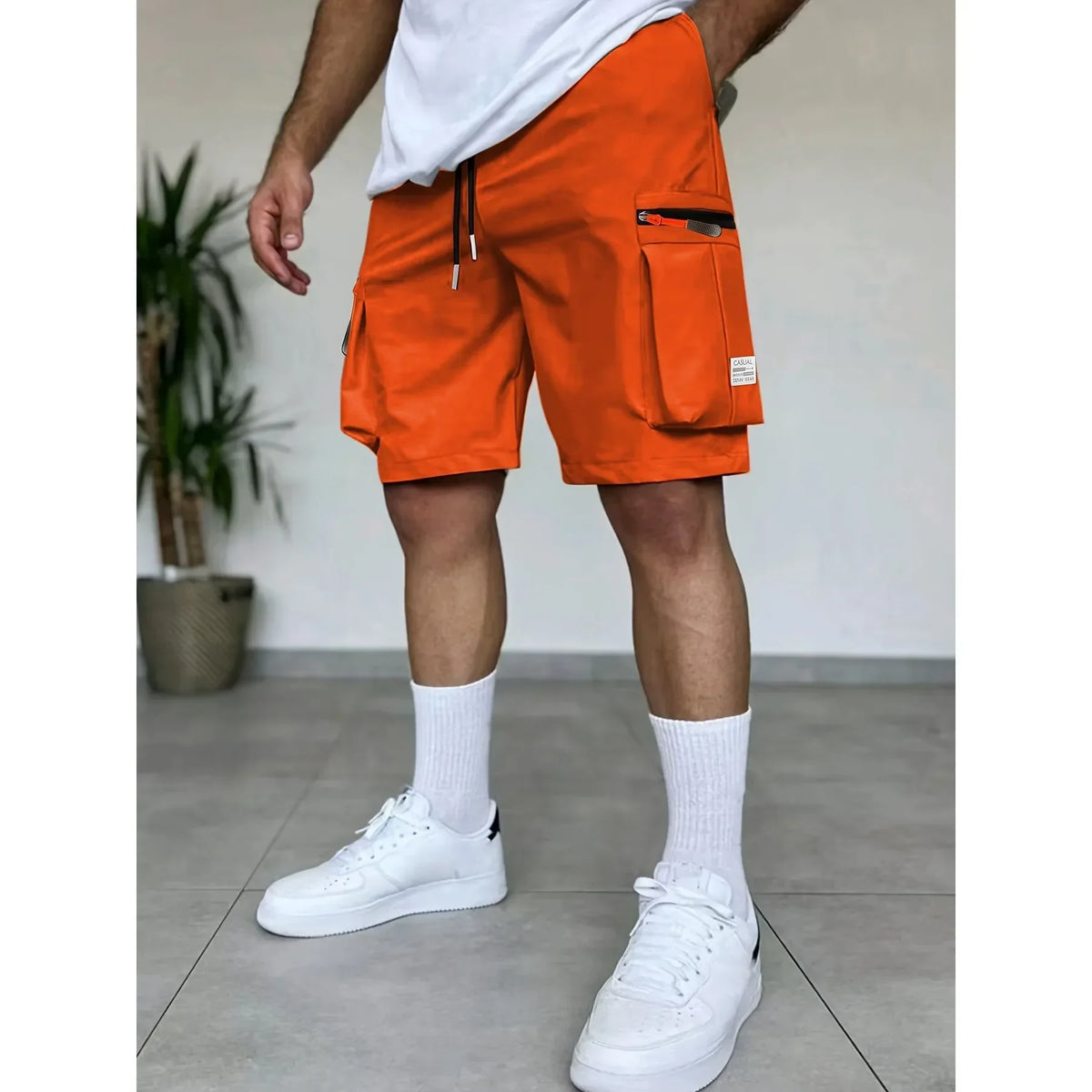 Morae-Amsterdam® | Cargo Stretch Jogger Short voor Heren