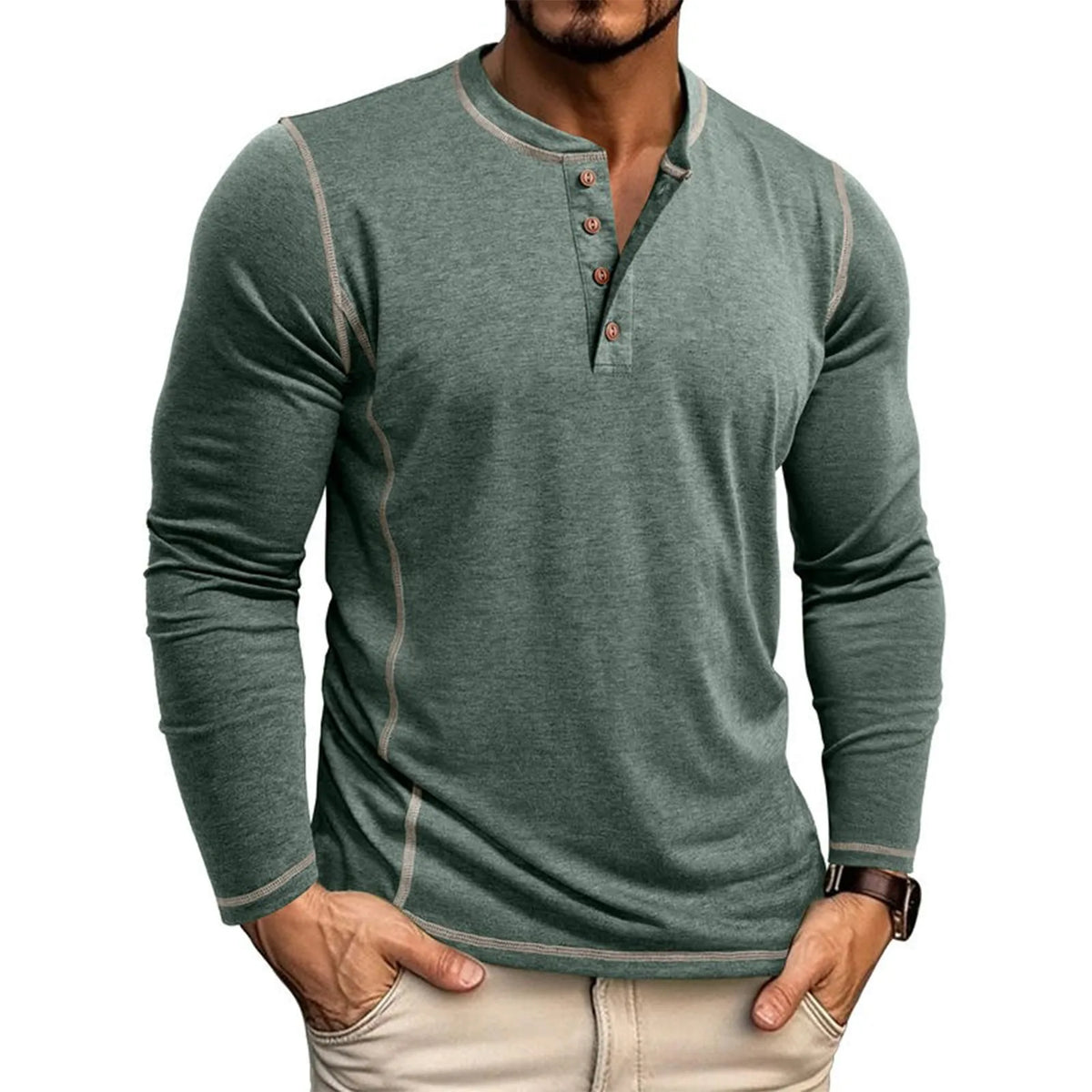 Morae-Amsterdam® | Stijlvolle Heren Longsleeve