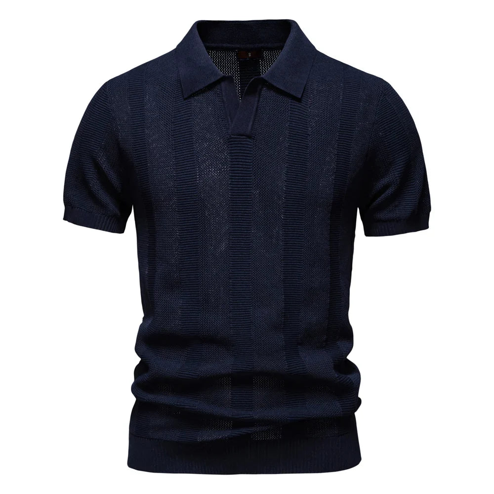 Morae-Amsterdam® | Stijlvol Gestreepte Polo