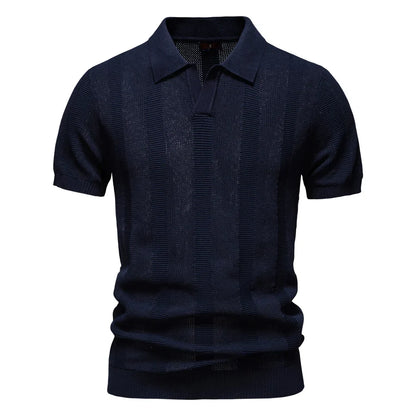 Morae-Amsterdam® | Stijlvol Gestreepte Polo