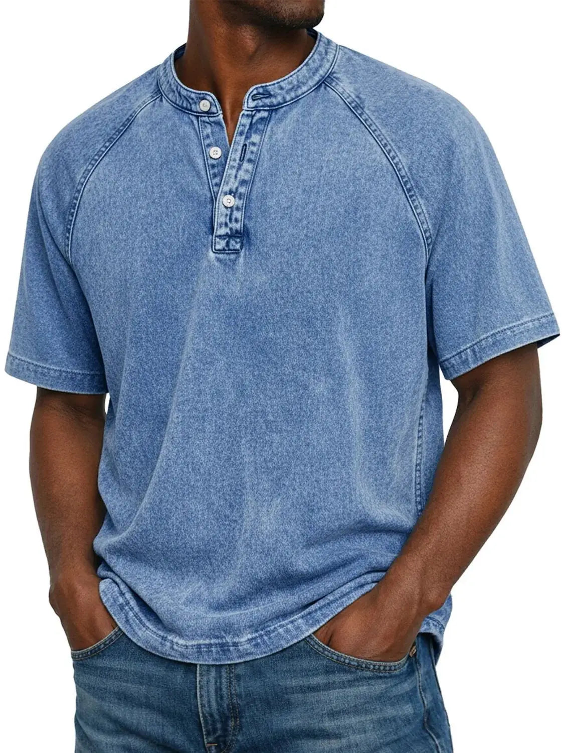 Morae-Amsterdam® | Vintage Mannen Shirt Met Knopen