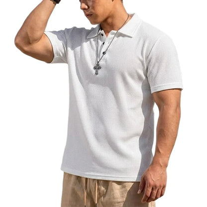 Morae-Amsterdam® | Zomer Heren Poloshirt Met Korte Mouwen