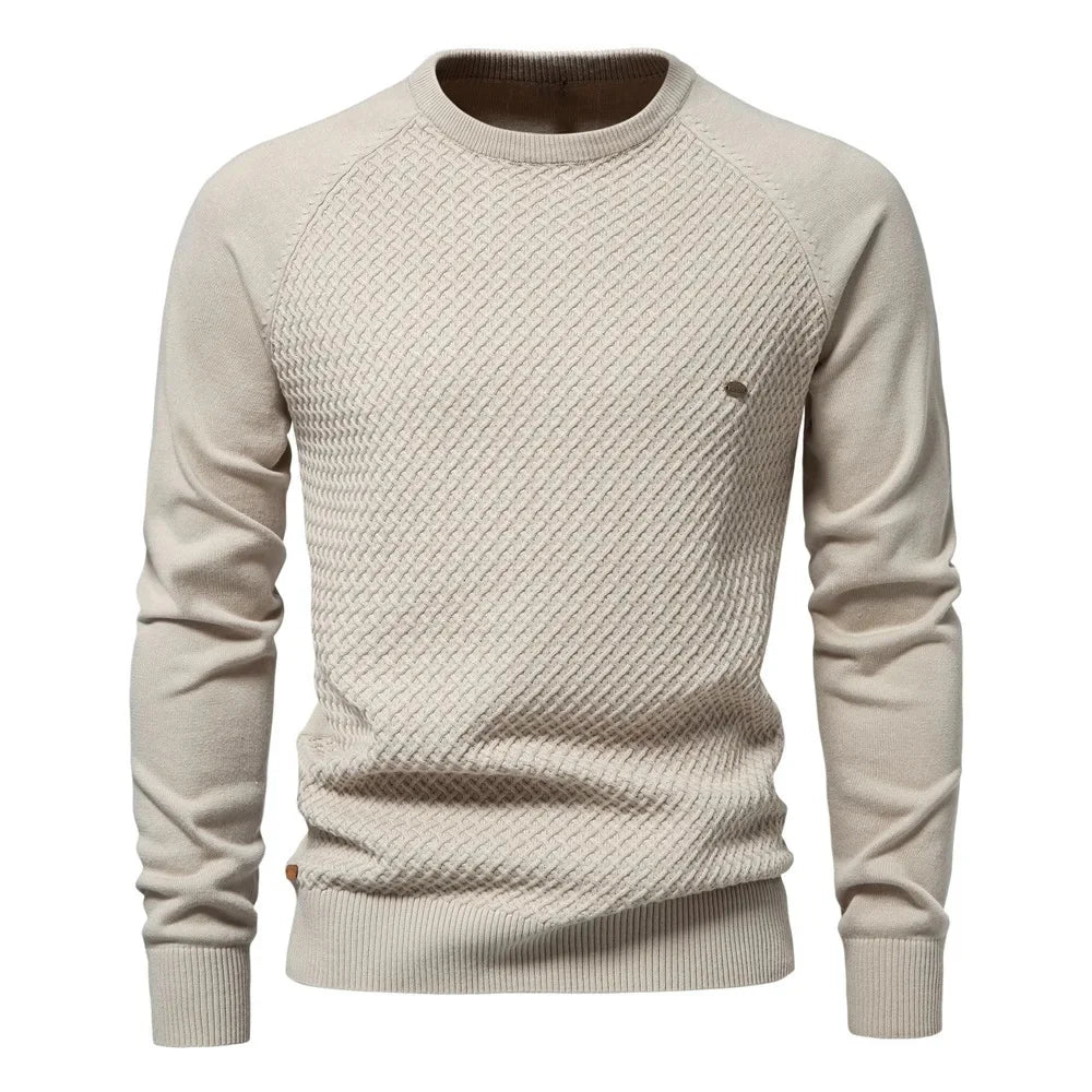 Morae-Amsterdam® | Klassevolle Gebreide Trui Met Ruitdesign