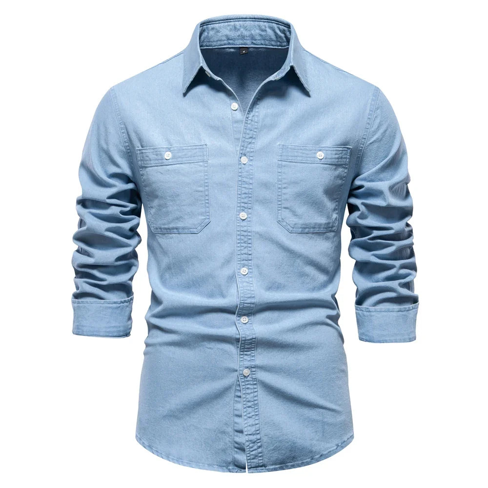 Morae-Amsterdam® | Robuust Denim Overhemd