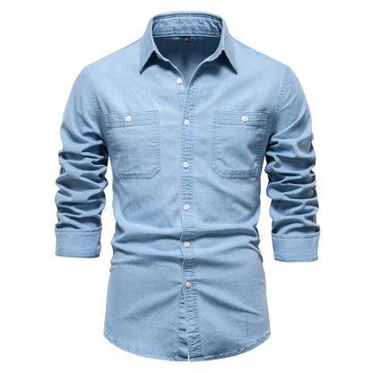 Morae-Amsterdam® | Robuust Denim Overhemd