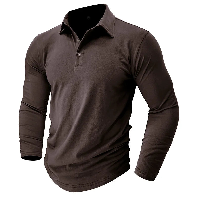 Morae-Amsterdam® | Polo Shirt Met Lange Mouwen
