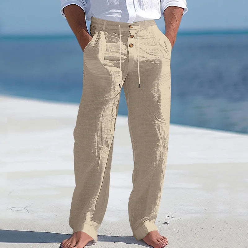 Morae-Amsterdam® | Elegante Linnen Broek