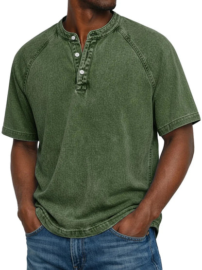 Morae-Amsterdam® | Vintage Mannen Shirt Met Knopen