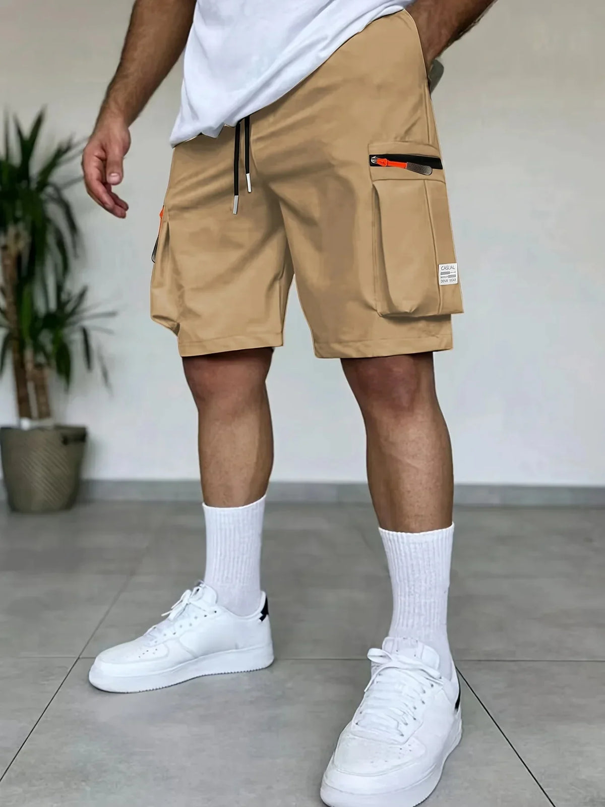 Morae-Amsterdam® | Cargo Stretch Jogger Short voor Heren
