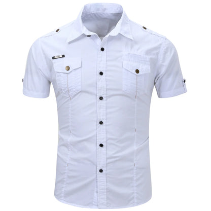 Morae-Amsterdam® | Casual Overhemd Met Korte Mouwen