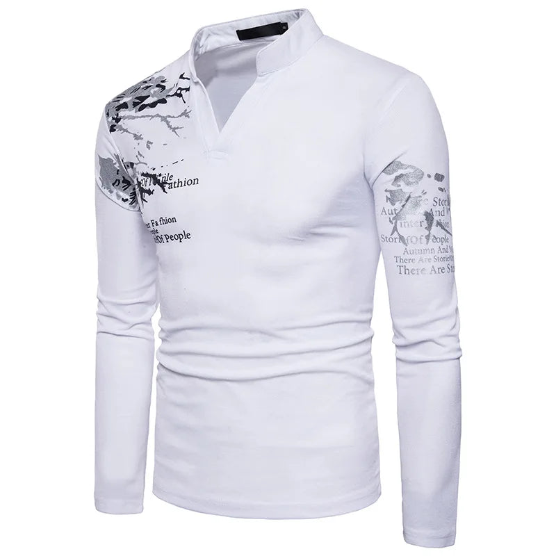 Morae-Amsterdam® | Stoer Herenpoloshirt Met Lange Mouwen