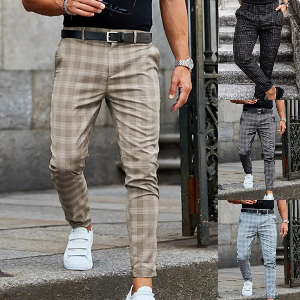 Morae-Amsterdam® | Casual Geruite Herenbroek