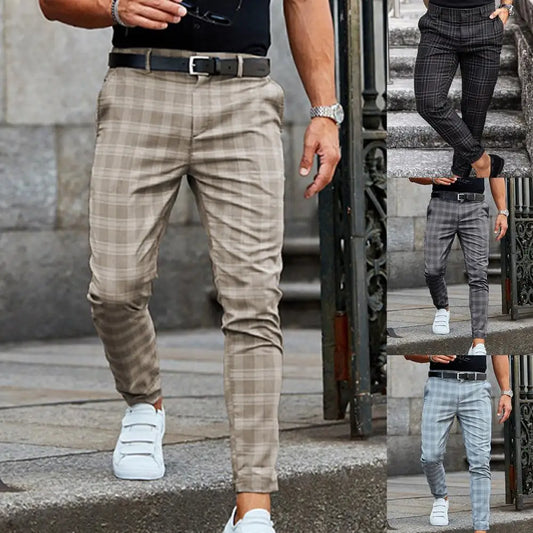 Morae-Amsterdam® | Casual Geruite Herenbroek