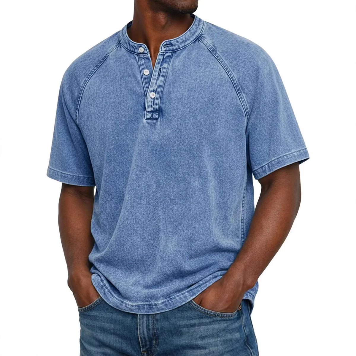 Morae-Amsterdam® | Vintage Mannen Shirt Met Knopen