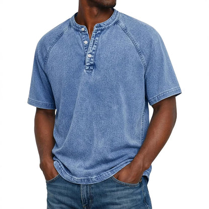 Morae-Amsterdam® | Vintage Mannen Shirt Met Knopen