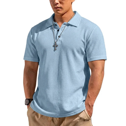 Morae-Amsterdam® | Zomer Heren Poloshirt Met Korte Mouwen