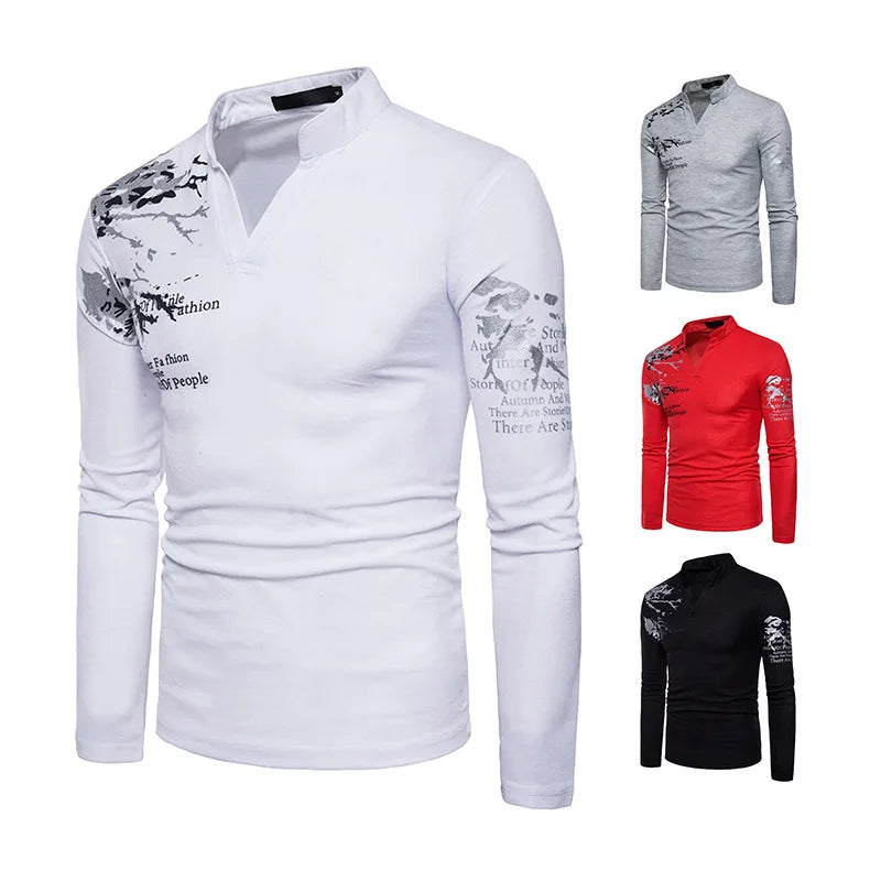 Morae-Amsterdam® | Stoer Herenpoloshirt Met Lange Mouwen