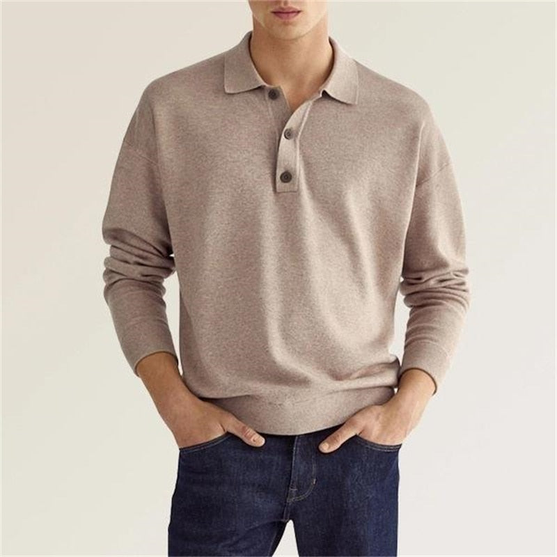 Leo™| Lange Mouwen Polo Overhemd