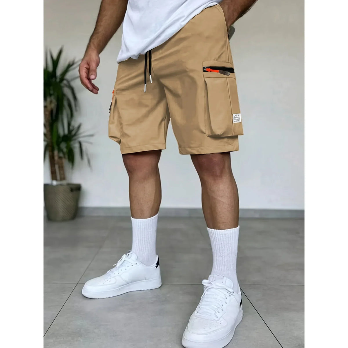 Morae-Amsterdam® | Cargo Stretch Jogger Short voor Heren