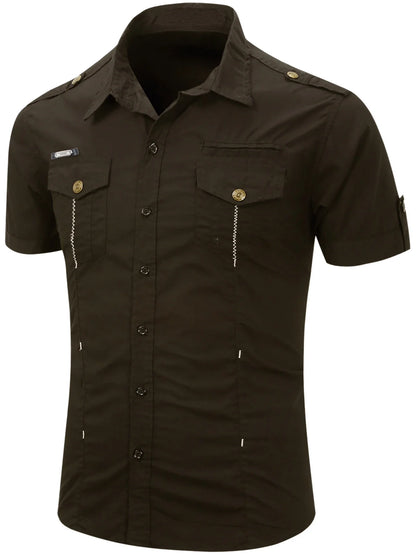 Morae-Amsterdam® | Casual Overhemd Met Korte Mouwen