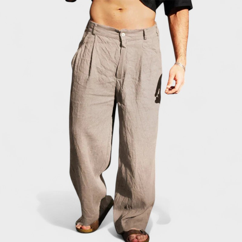 Morae-Amsterdam® | Oversized Linnen Broek