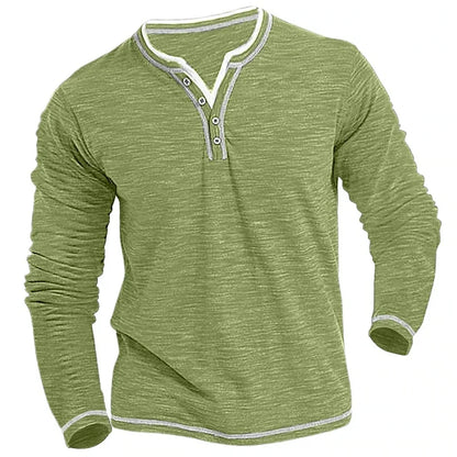 Morae-Amsterdam® | Ademend V-Hals Shirt Met Lange Mouwen