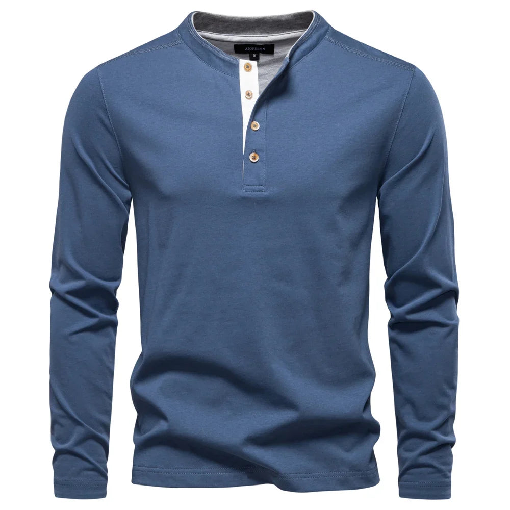 Morae-Amsterdam® | Premium Heren T-Shirt Met Lange Mouwen