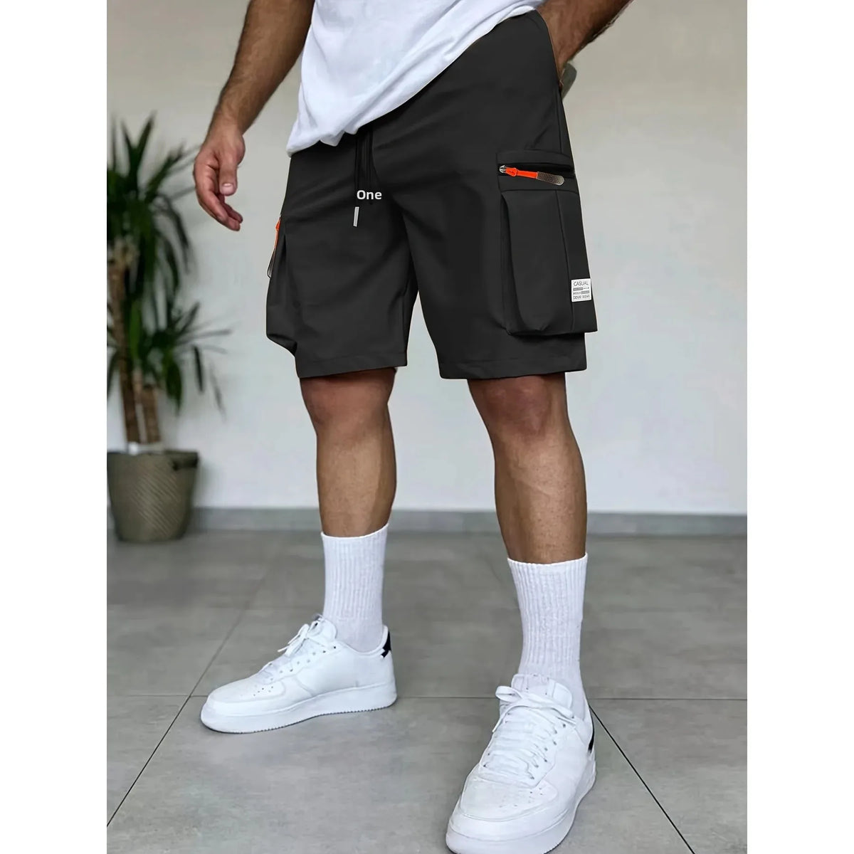 Morae-Amsterdam® | Cargo Stretch Jogger Short voor Heren