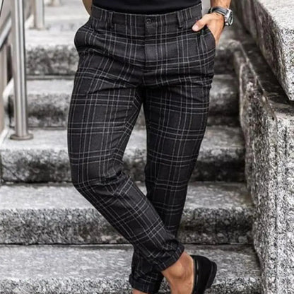 Morae-Amsterdam® | Casual Geruite Herenbroek
