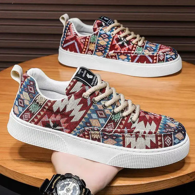 Morae-Amsterdam® | Kleurrijke Retro Heren Sneakers