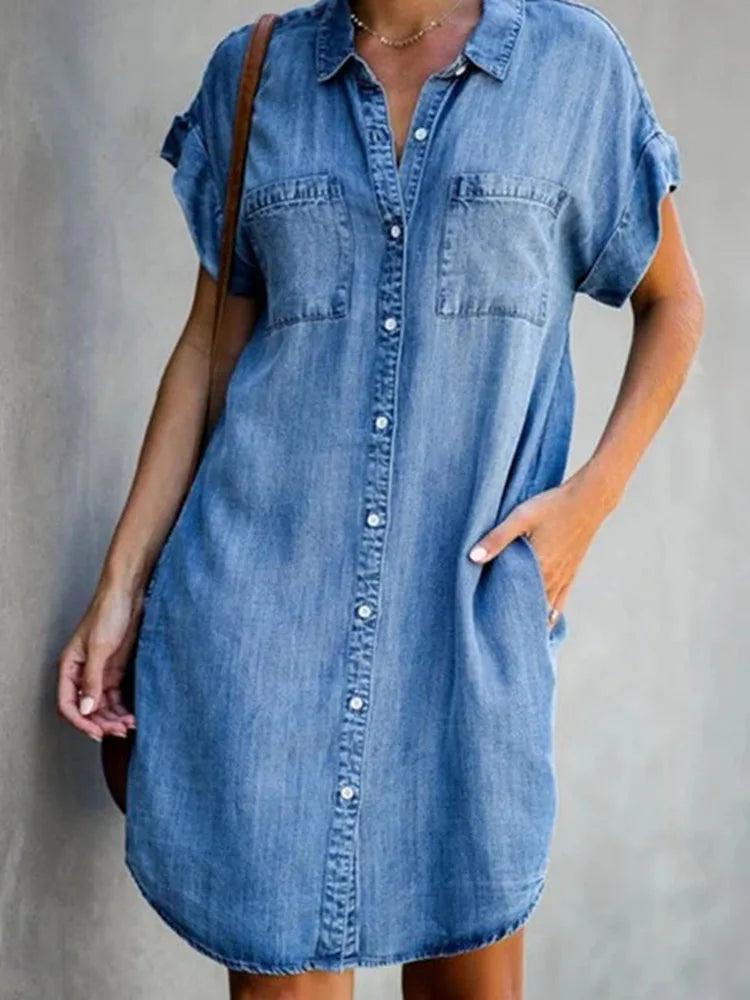 Morae-Amsterdam® | Denim Zomerjurk