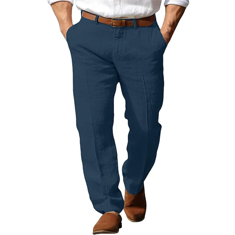 Morae-Amsterdam® | Klassevolle Linnen Heren Broek