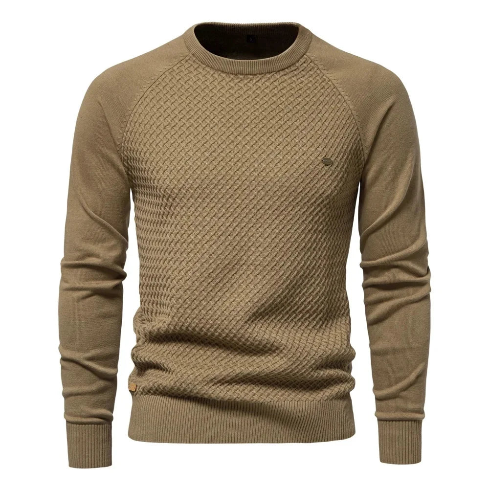 Morae-Amsterdam® | Klassevolle Gebreide Trui Met Ruitdesign