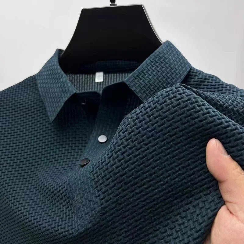 Morae-Amsterdam® | Moderne Structuur Polo – Comfort & Klasse