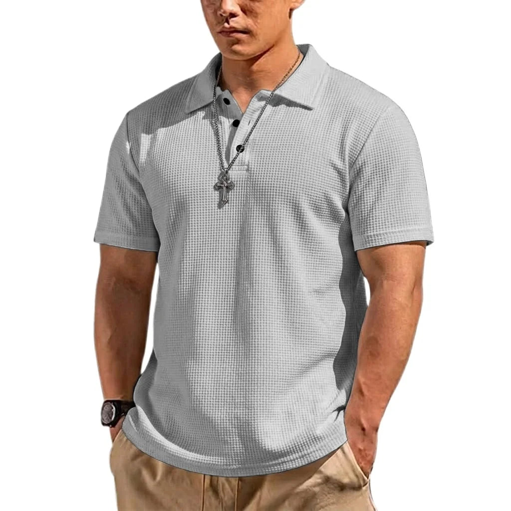 Morae-Amsterdam® | Zomer Heren Poloshirt Met Korte Mouwen