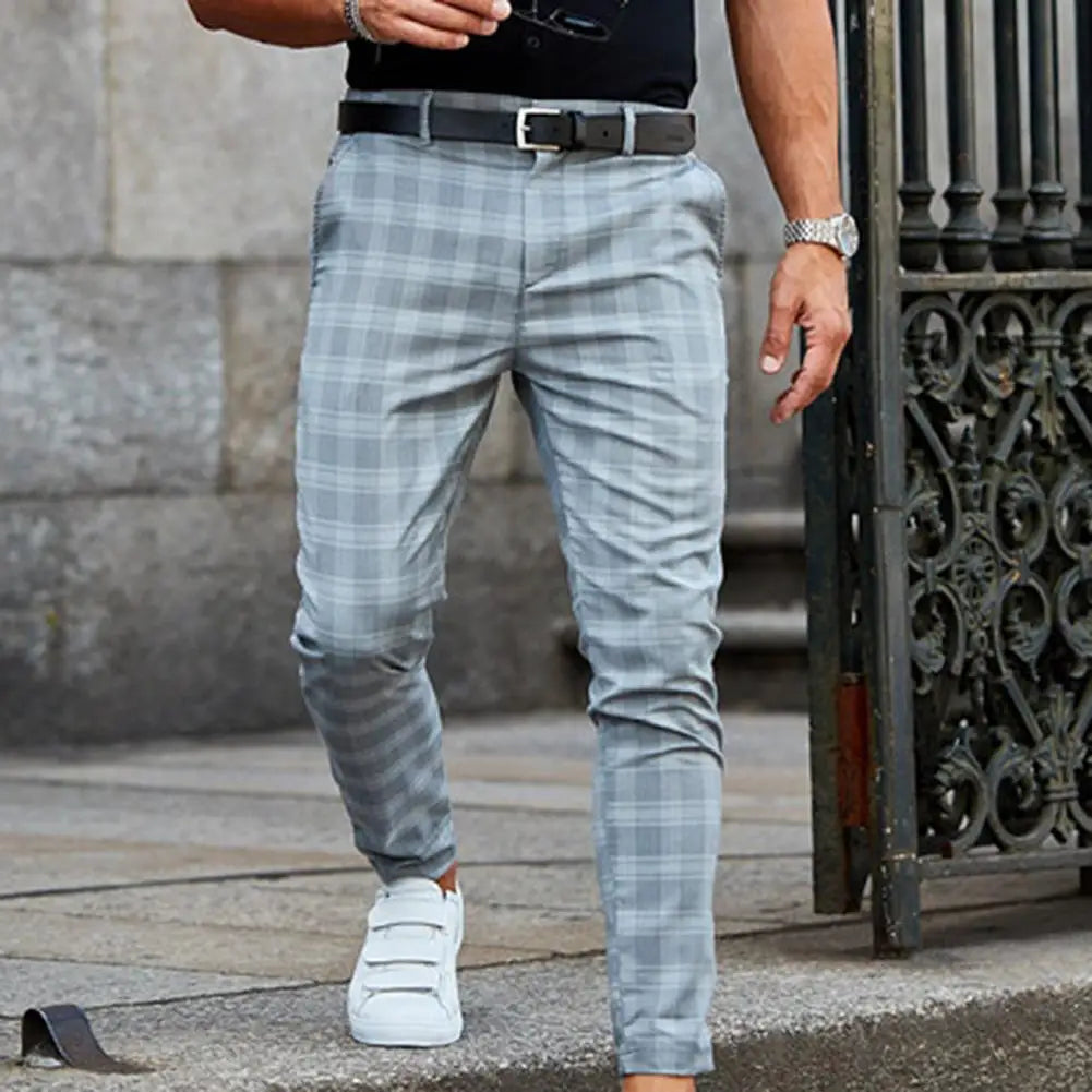 Morae-Amsterdam® | Casual Geruite Herenbroek