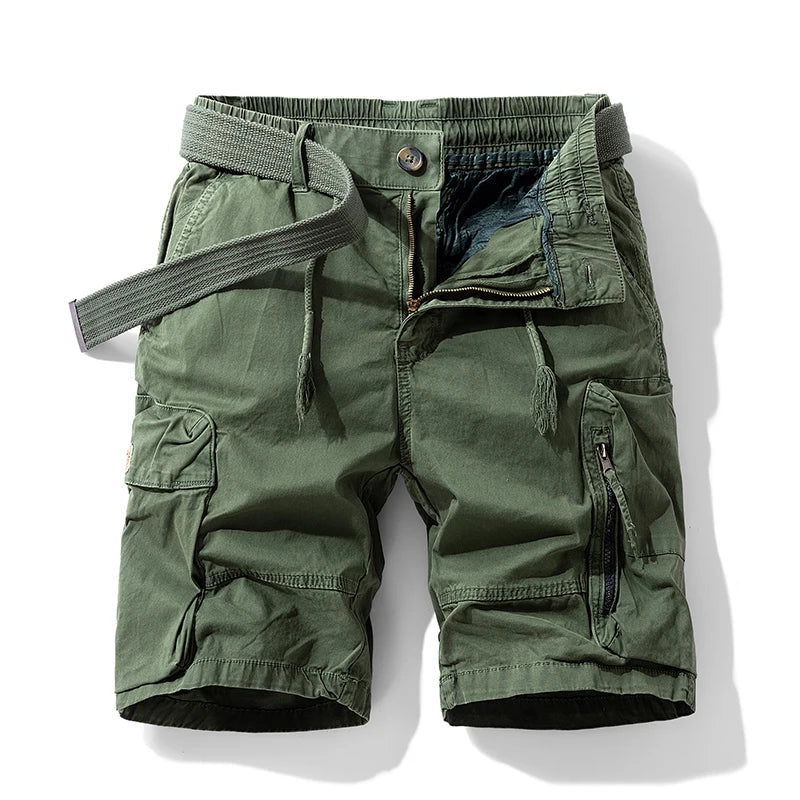 Morae-Amsterdam® | Heren Katoenen Cargo Shorts