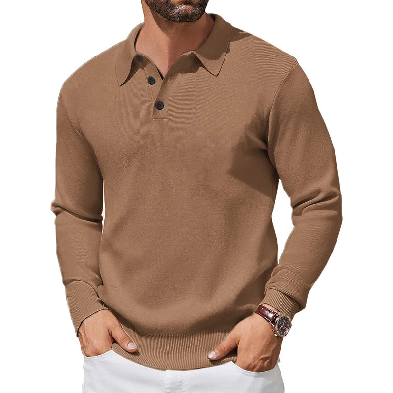 Morae-Amsterdam® | Gebreid Heren Poloshirt