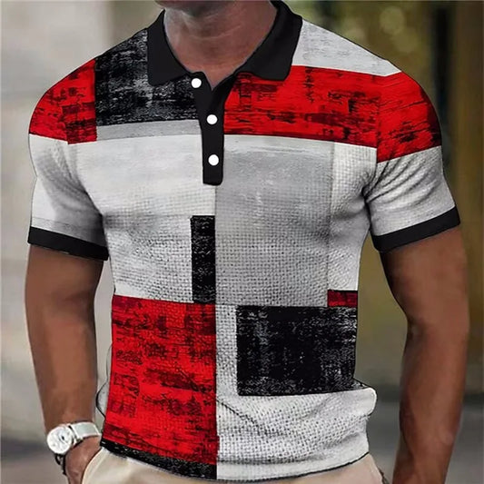 Morae-Amsterdam® | Kleurrijk Geruit Poloshirt