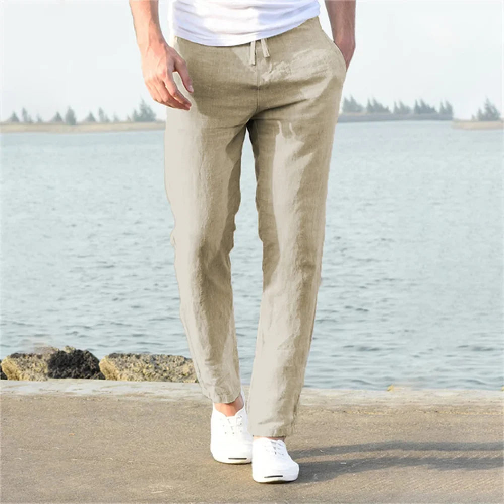 Morae-Amsterdam® | Katoenen Linnen Broek